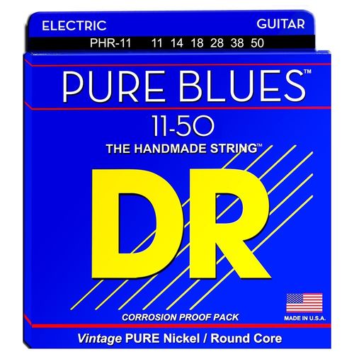 DR Strings Pure Blues PHR-11 11-50
