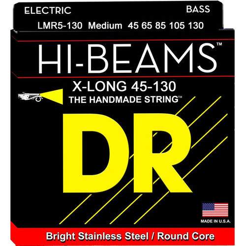 DR Strings Hi-Beams Extra Long 45-130